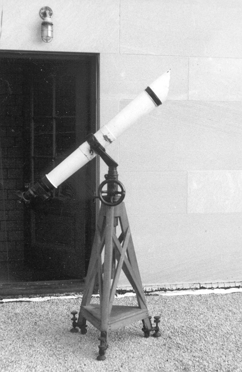 Photo:
4-inch Zeiss <i>Terrestrial</i> Refractor Telescope, first telescope in use at 